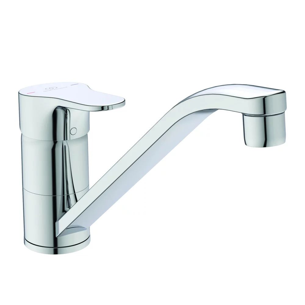 Baterie bucatarie Ideal Standard Cerabase crom lucios cu pipa rotativa