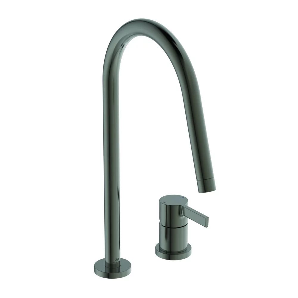 Baterie bucatarie Ideal Standard Gusto 218 gri Magnetic Grey 2 elemente