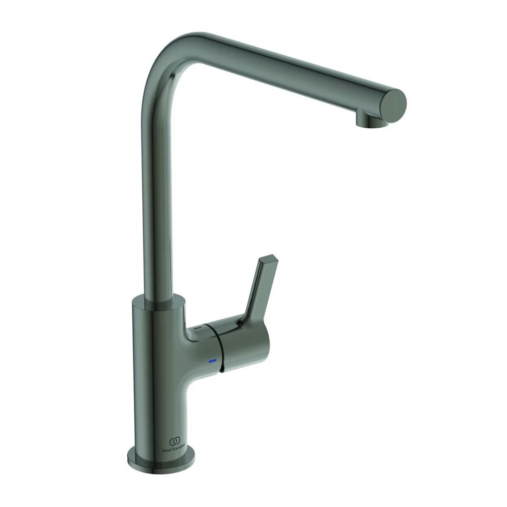 Baterie bucatarie Ideal Standard Gusto 303 pipa rotativa gri Magnetic Grey