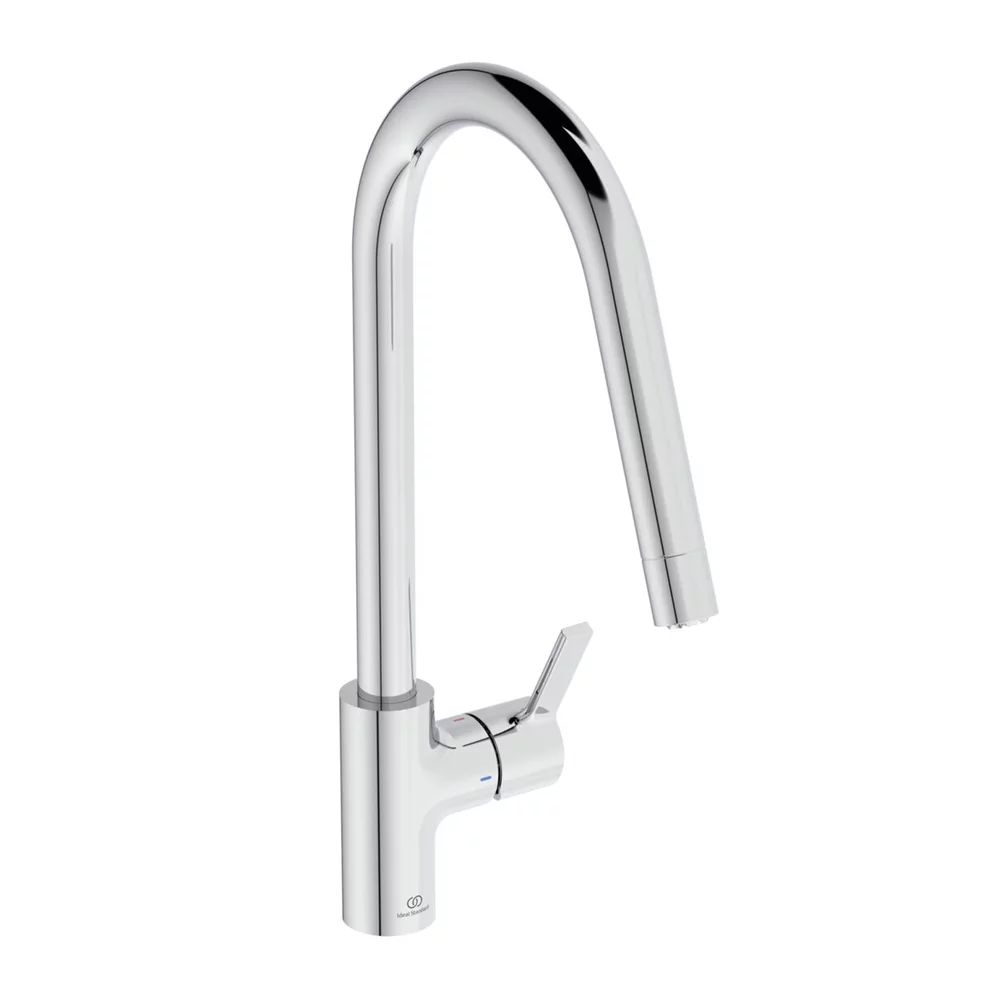Baterie bucatarie Ideal Standard Gusto pentru presiune scazuta crom lucios