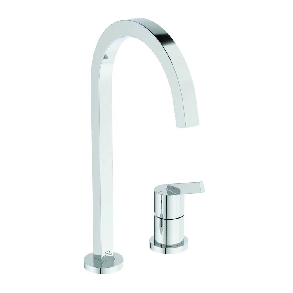 Baterie bucatarie Ideal Standard Gusto Square 217 crom lucios 2 elemente