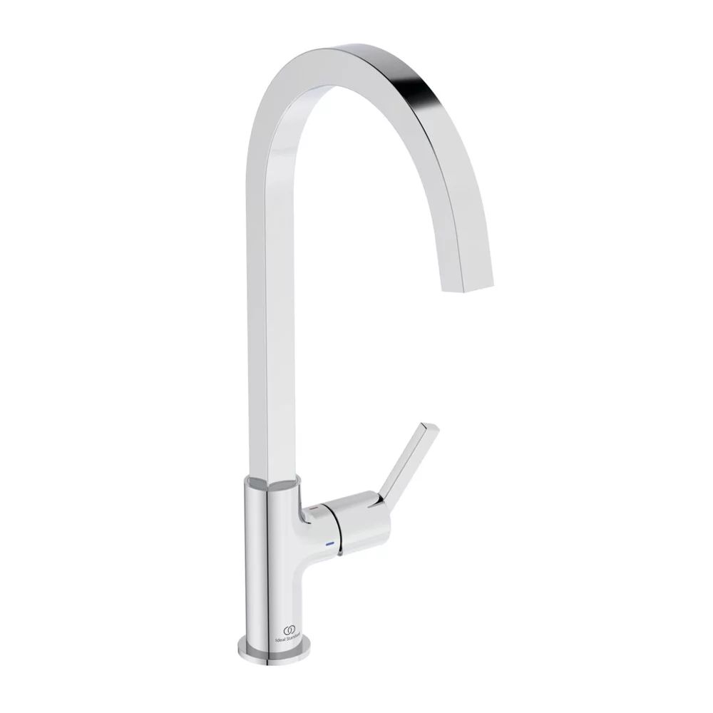 Baterie bucatarie Ideal Standard Gusto Square 306 pentru presiune joasa crom lucios