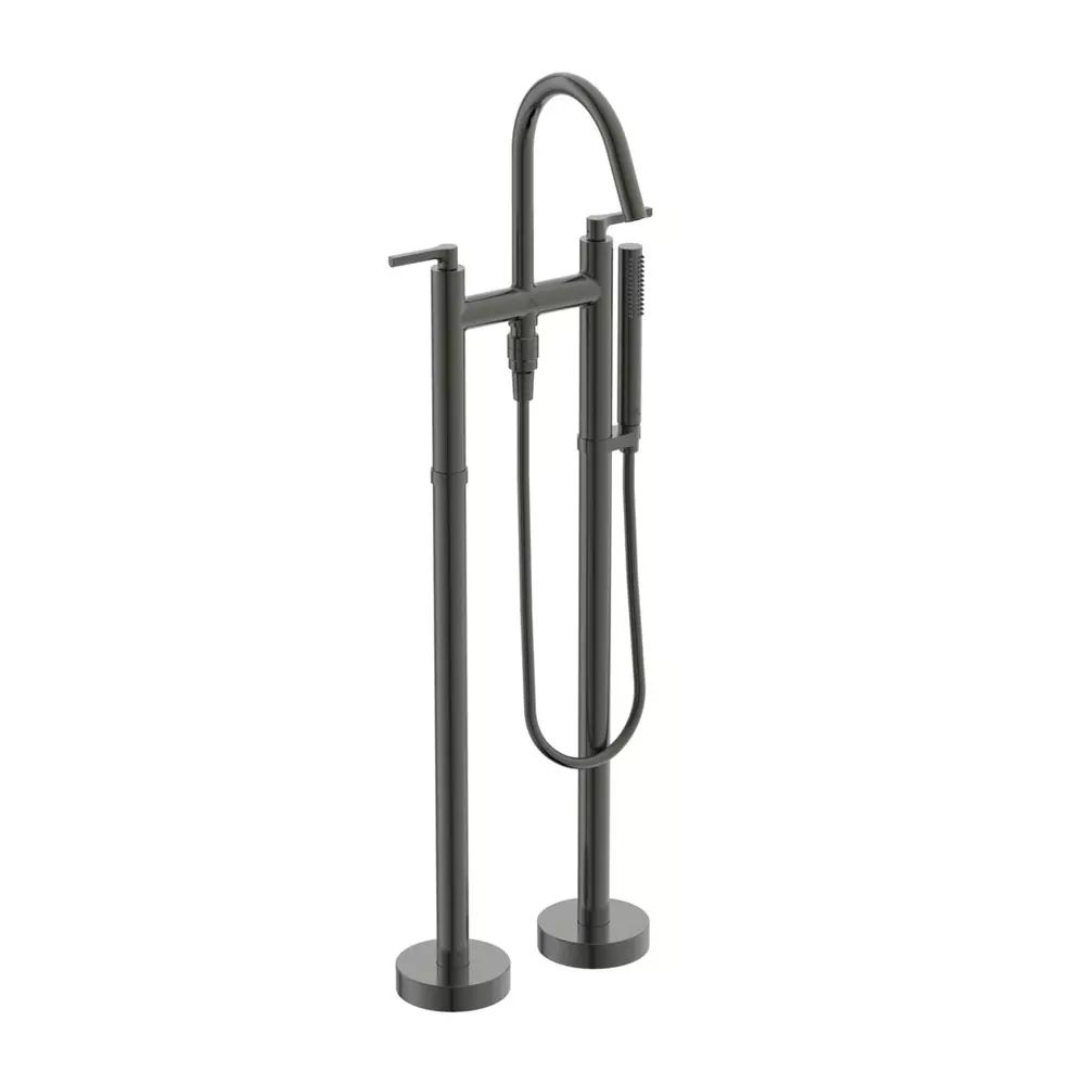 Baterie cada - dus freestanding Ideal Standard Atelier Joy Neo dubla comanda gri Magnetic Grey