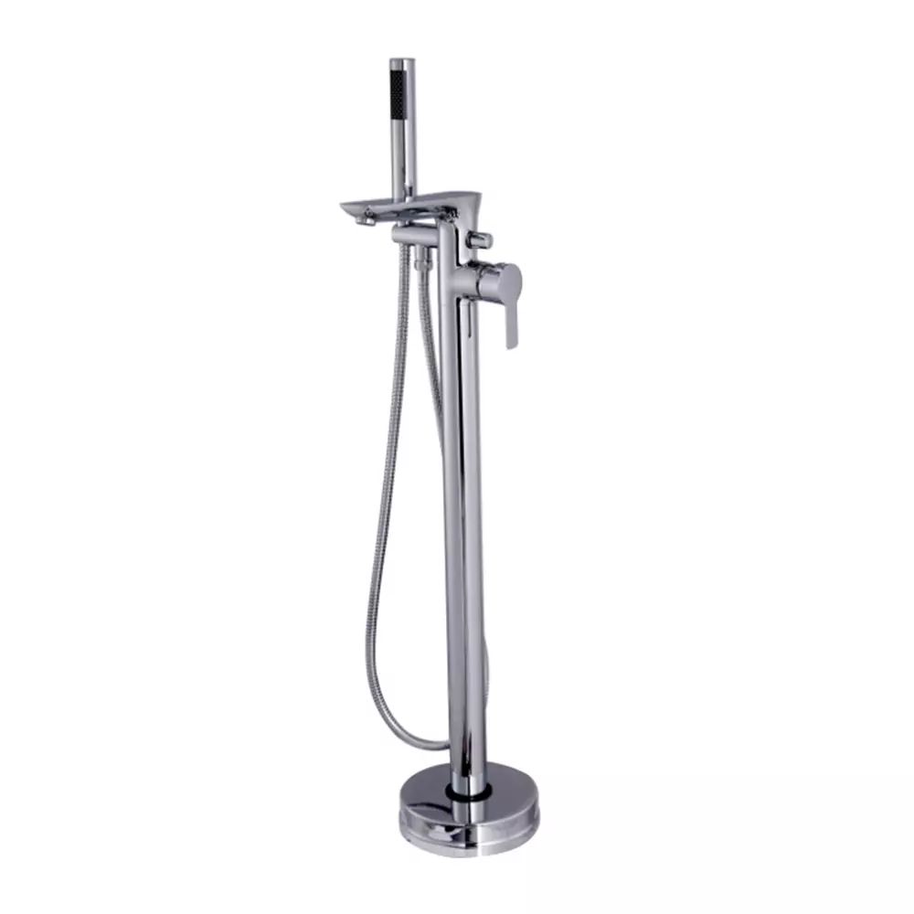 Baterie cada - dus freestanding Invena Glamour crom lucios