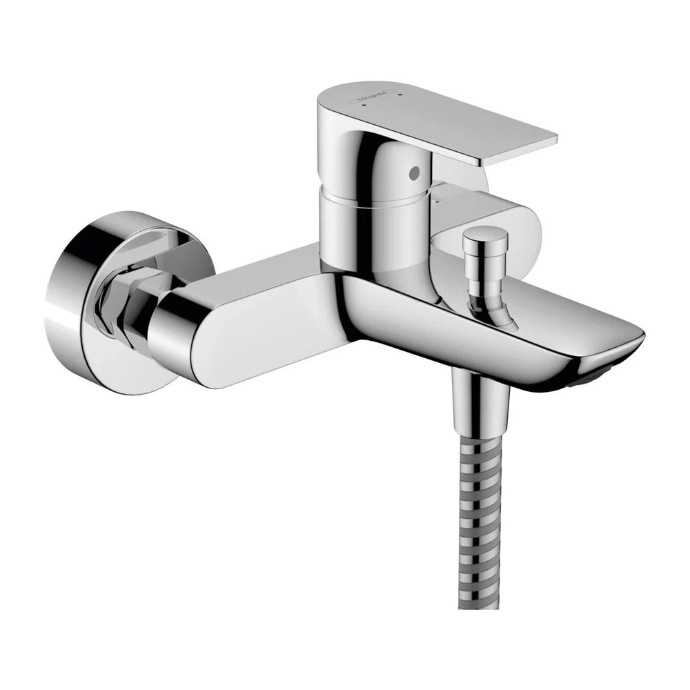 Baterie cada - dus Hansgrohe Rebris E monocomanda crom lucios