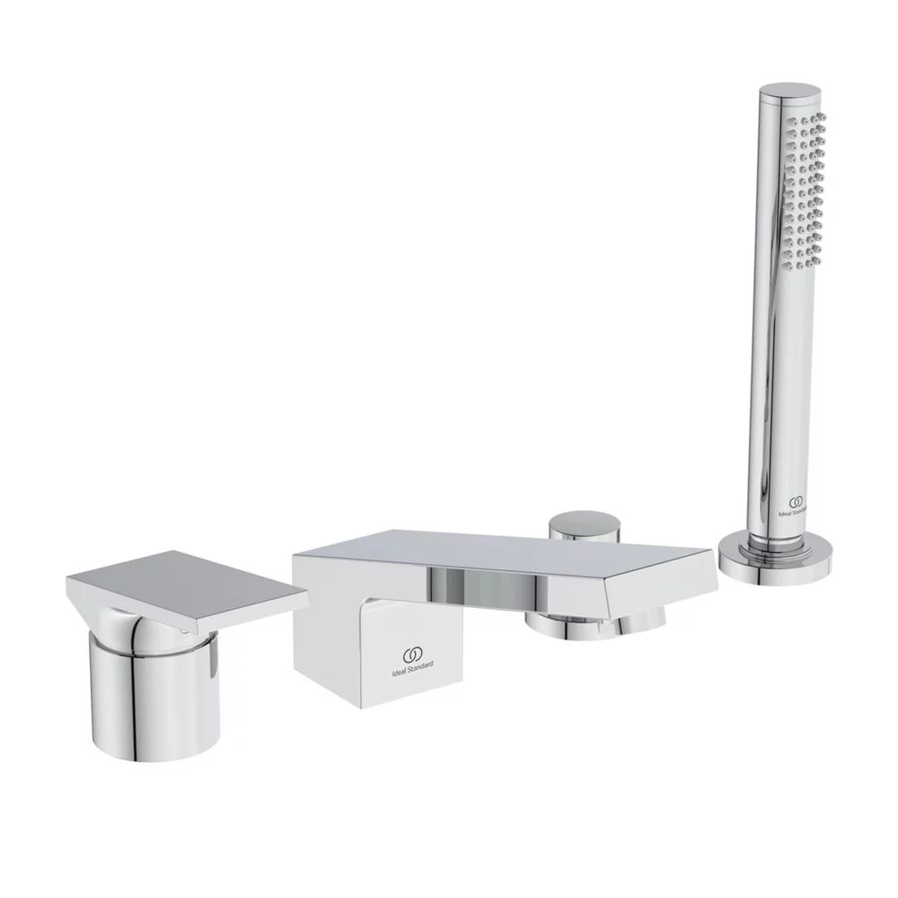 Baterie cada - dus Ideal Standard Atelier Extra crom lucios cu 4 elemente