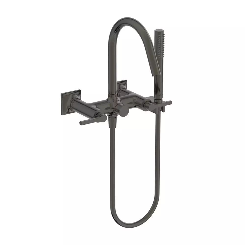 Baterie cada - dus Ideal Standard Atelier Joy Neo gri Magnetic Grey dubla comanda cu set de dus
