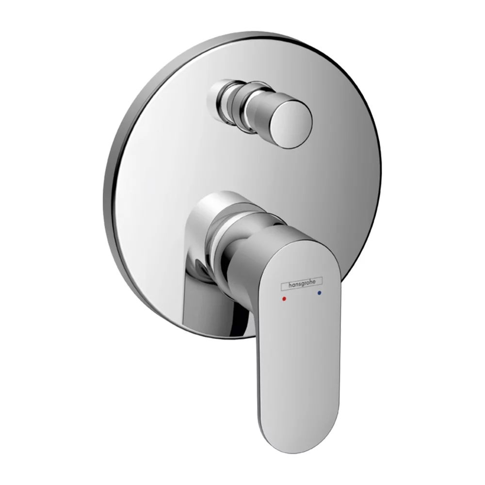 Baterie cada - dus incastrata Hansgrohe Rebris S crom lucios