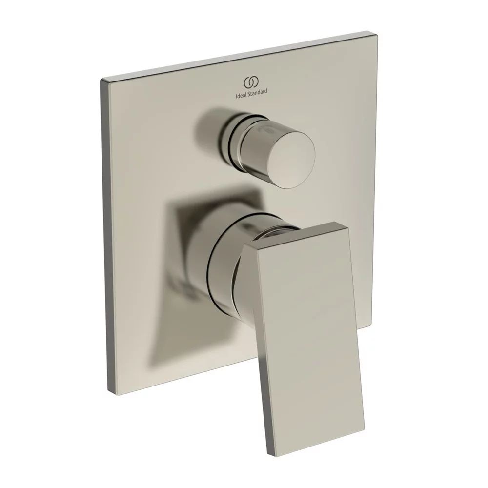 Baterie cada - dus incastrata Ideal Standard Atelier Extra argintiu Silver Storm fara corp ingropat