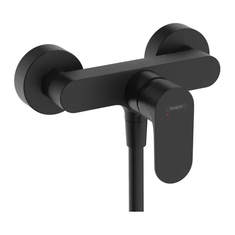 Baterie dus Hansgrohe Rebris S monocomanda negru mat