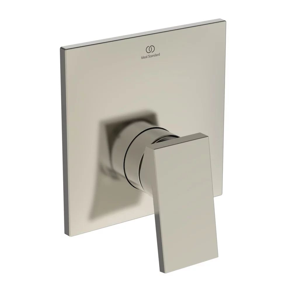Baterie dus incastrata Ideal Standard Atelier Extra argintiu Silver Storm fara corp ingropat