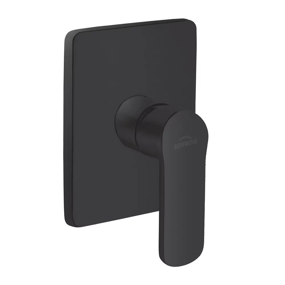 Baterie dus incastrata Invena Siros negru mat 1 functie