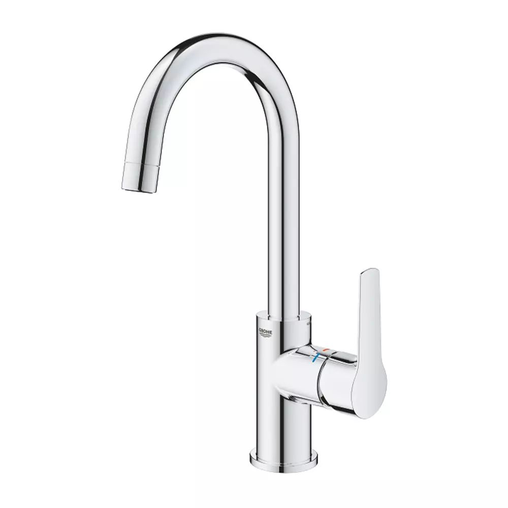 Baterie lavoar Grohe Start cu pipa pivotanta crom lucios