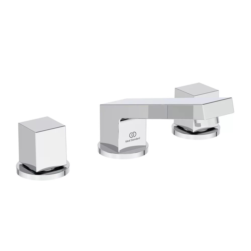 Baterie lavoar Ideal Standard Atelier Extra 3 elemente crom lucios cu ventil Pop-Up
