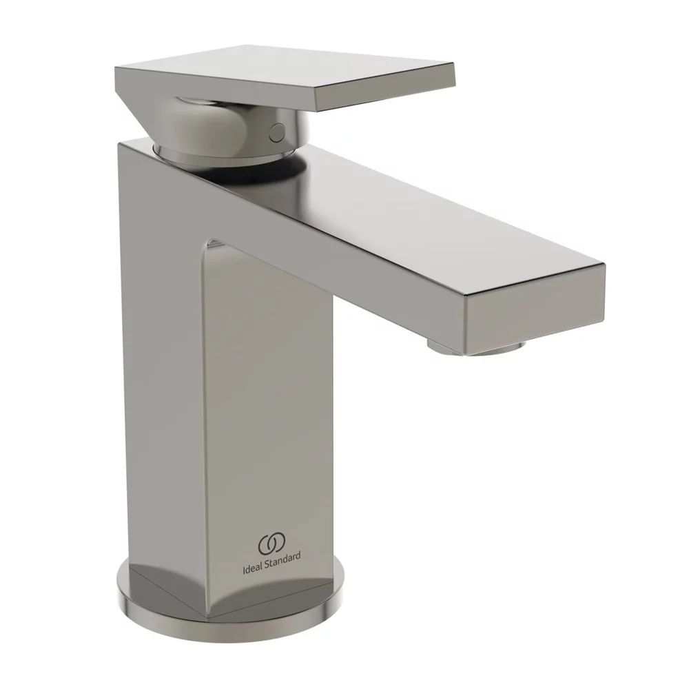 Baterie lavoar Ideal Standard Atelier Extra argintiu Silver Storm cu ventil Pop-Up metalic
