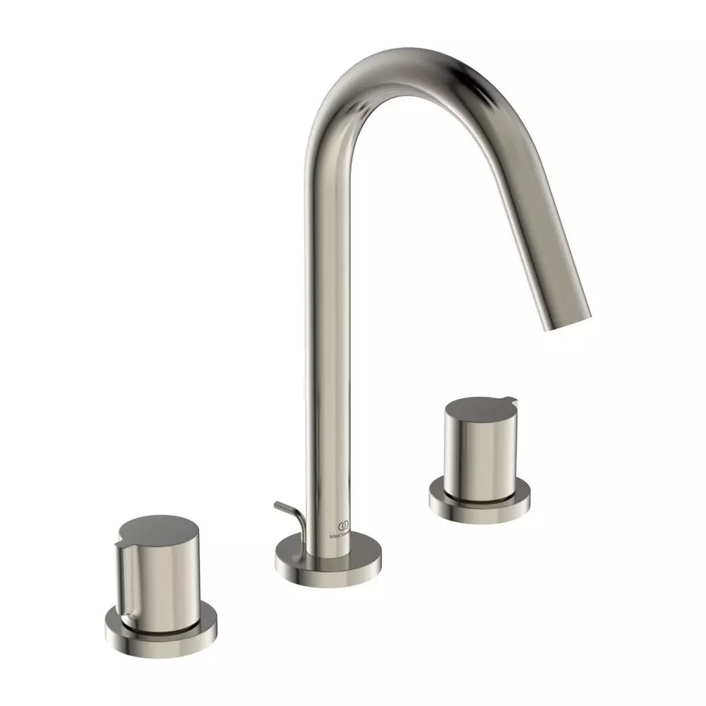 Baterie lavoar Ideal Standard Atelier Joy 3 elemente argintiu Silver Storm