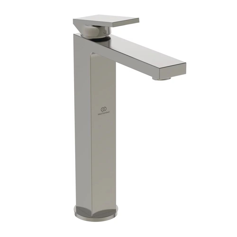 Baterie lavoar inalta Ideal Standard Atelier Extra argintiu Silver Storm cu ventil Pop-Up