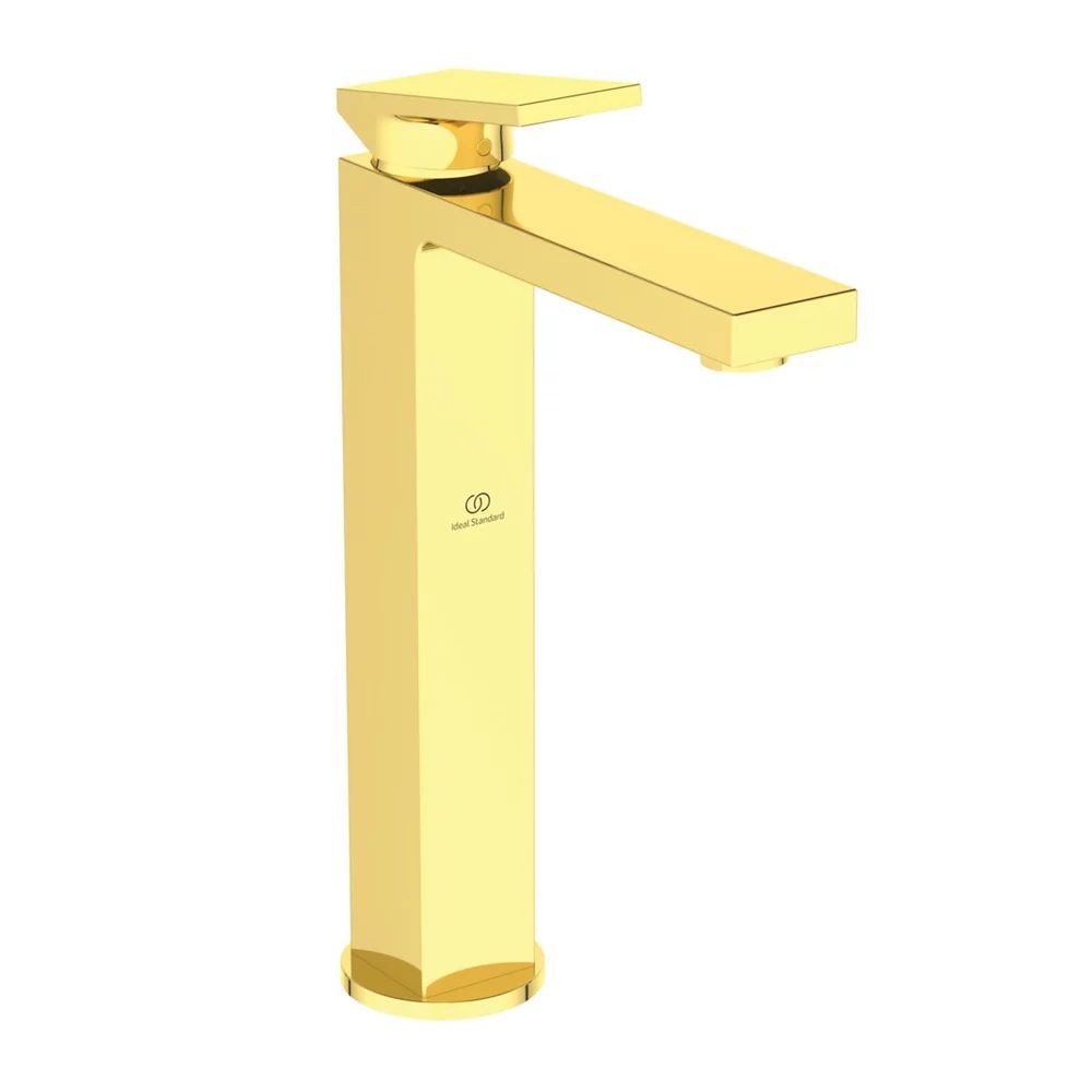 Baterie lavoar inalta Ideal Standard Atelier Extra auriu periat cu ventil Pop-Up