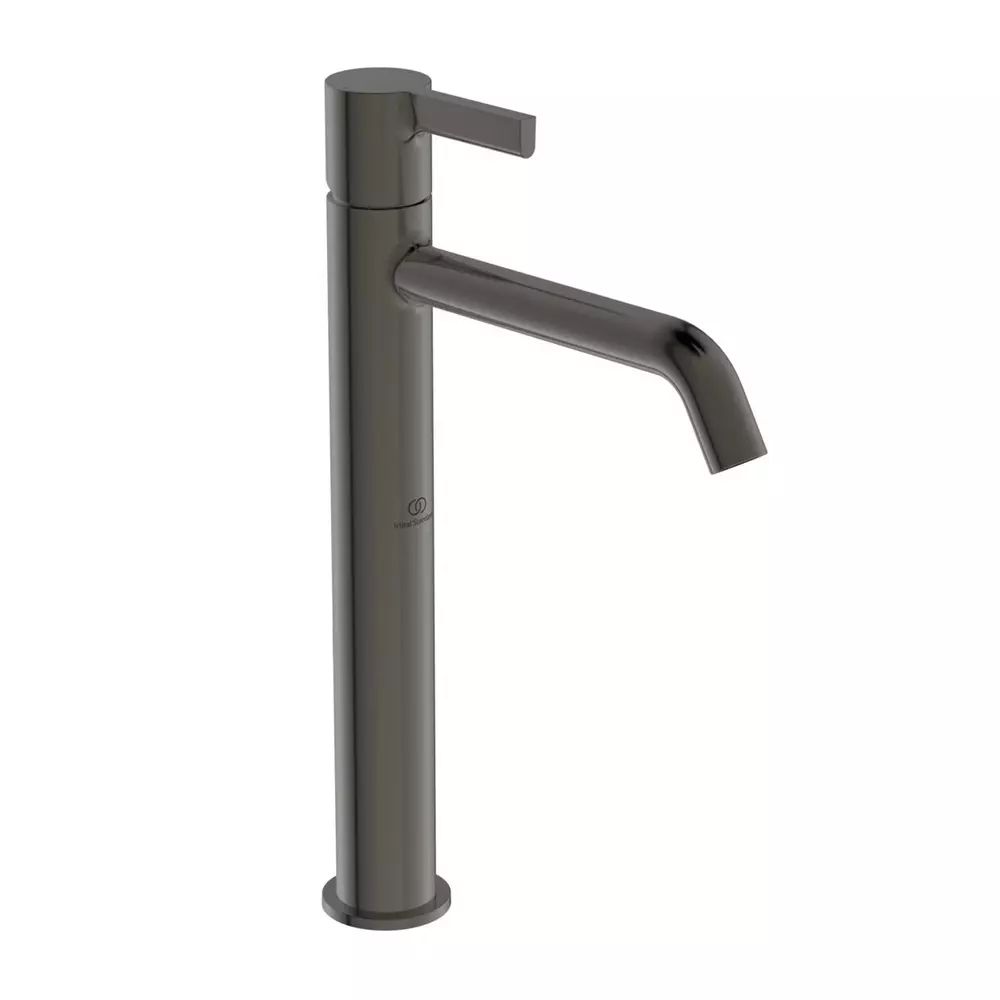 Baterie lavoar inalta Ideal Standard Atelier Joy gri Magnetic Grey cu indicator rosu - albastru