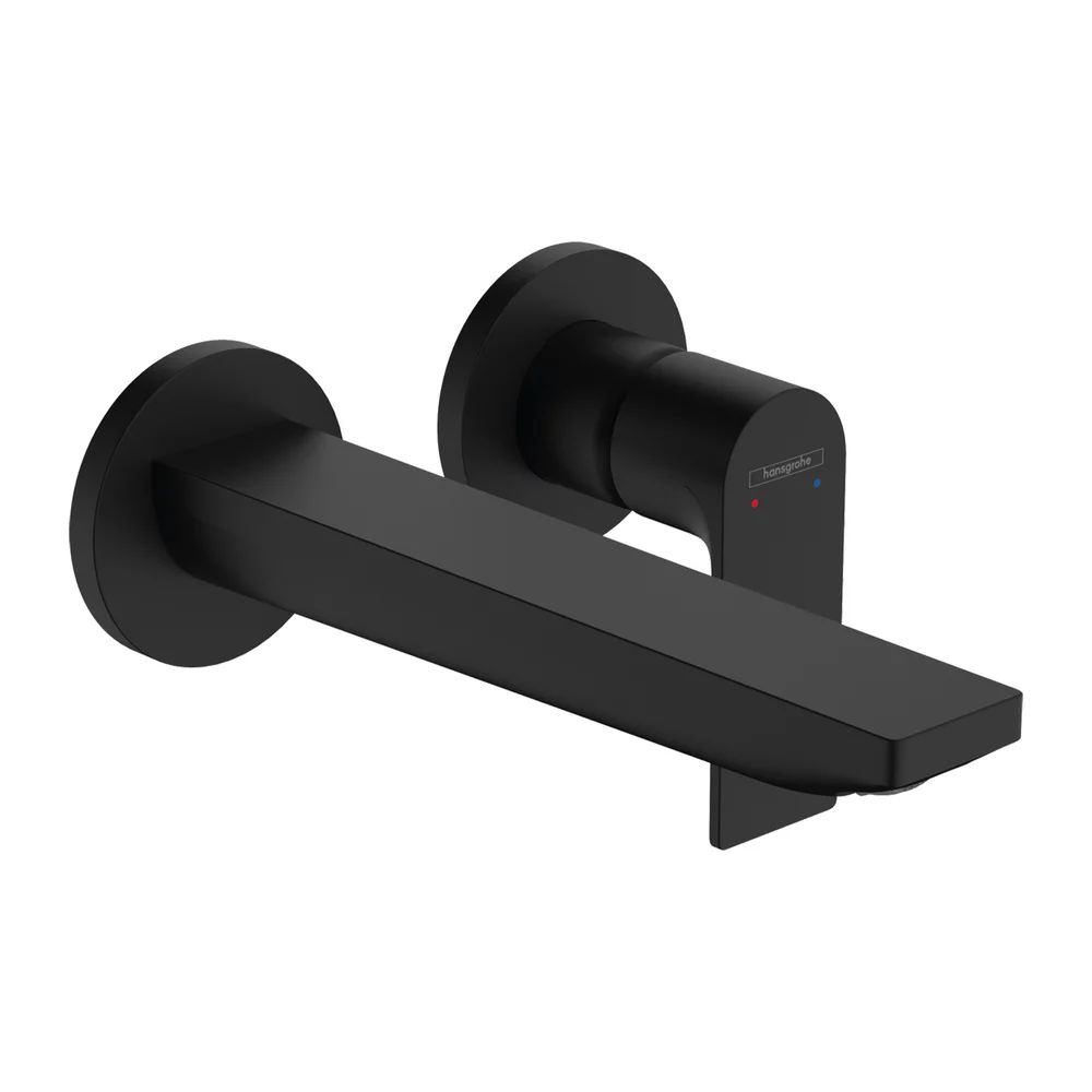Baterie lavoar incastrata Hansgrohe Rebris E negru mat