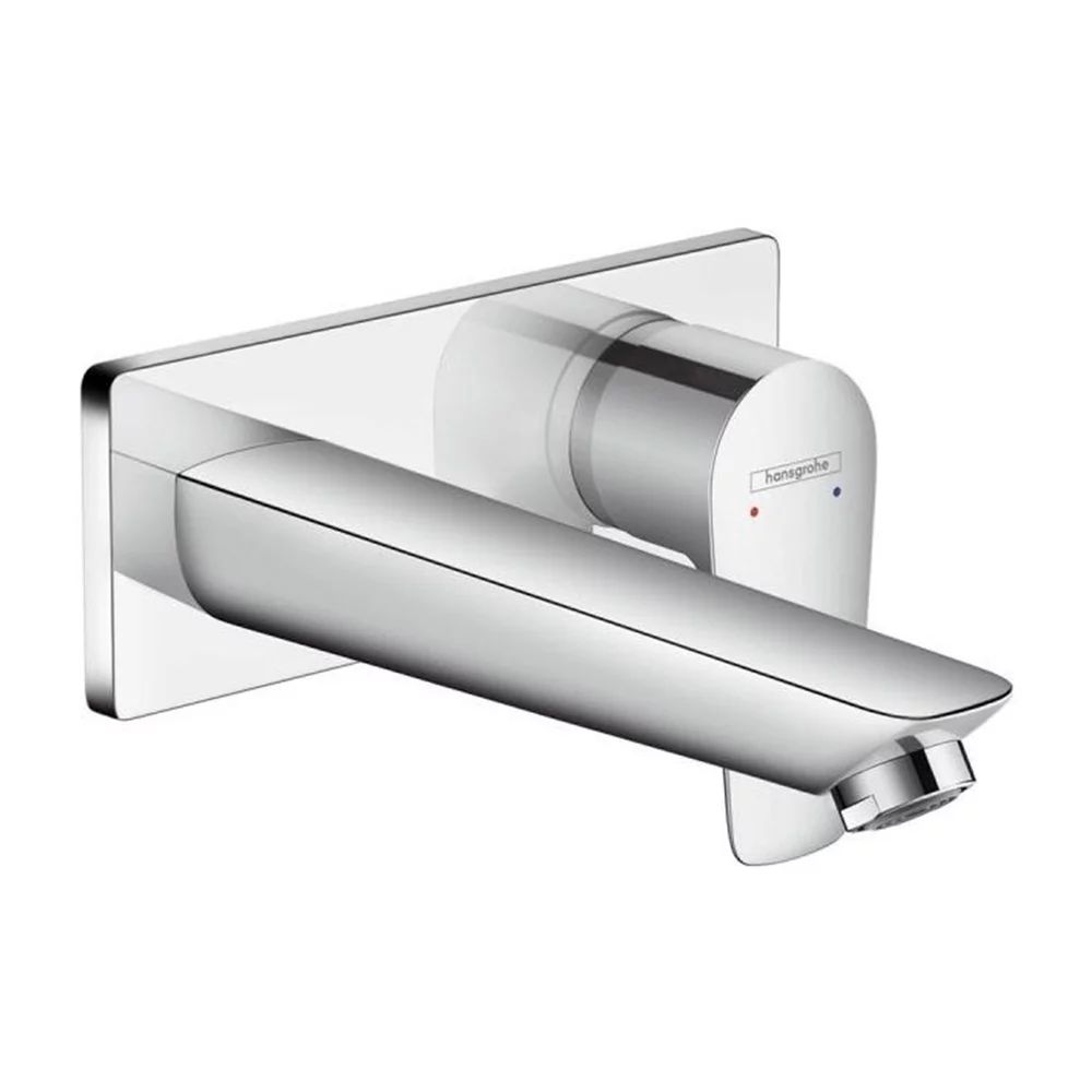 Baterie lavoar incastrata Hansgrohe Talis E crom lucios pipa 17 cm