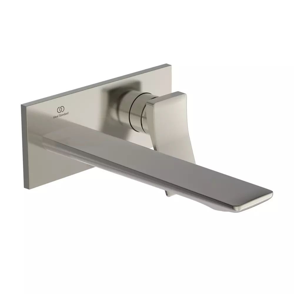 Baterie lavoar incastrata Ideal Standard Atelier Conca 220 argintiu Silver Storm fara corp ingropat