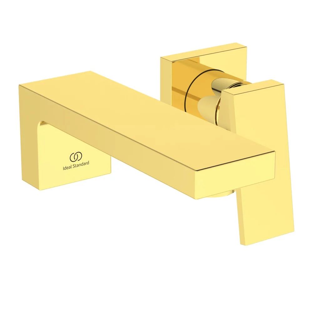 Baterie lavoar incastrata Ideal Standard Atelier Extra 160 auriu periat fara corp ingropat