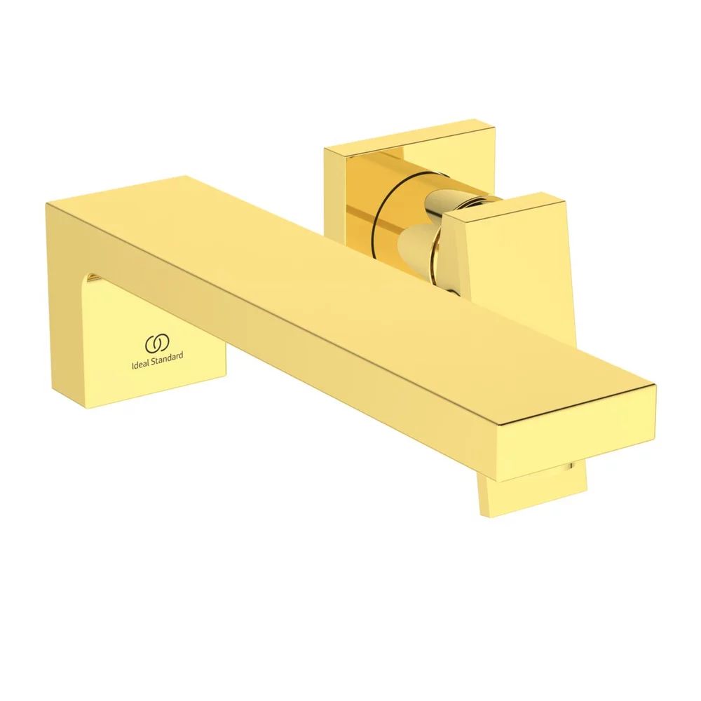 Baterie lavoar incastrata Ideal Standard Atelier Extra 210 auriu periat fara corp ingropat