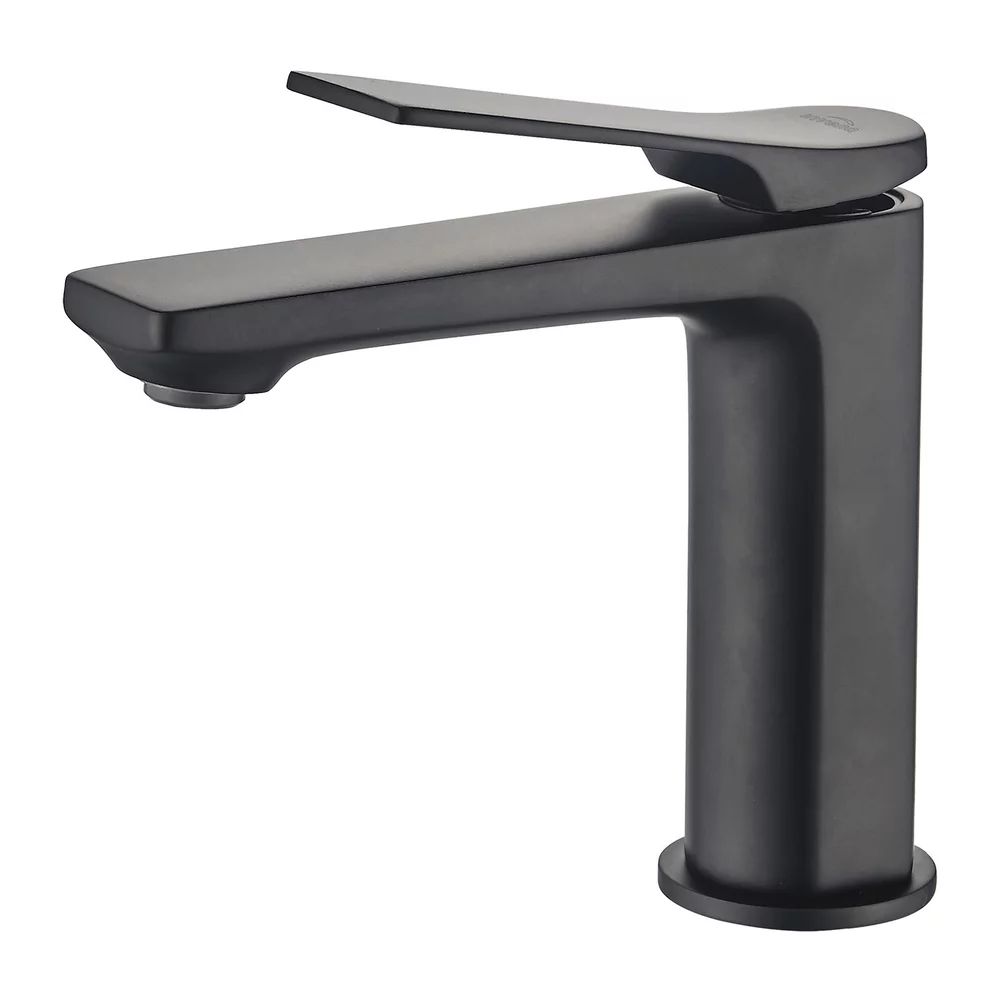 Baterie lavoar Invena Neri monocomanda negru mat