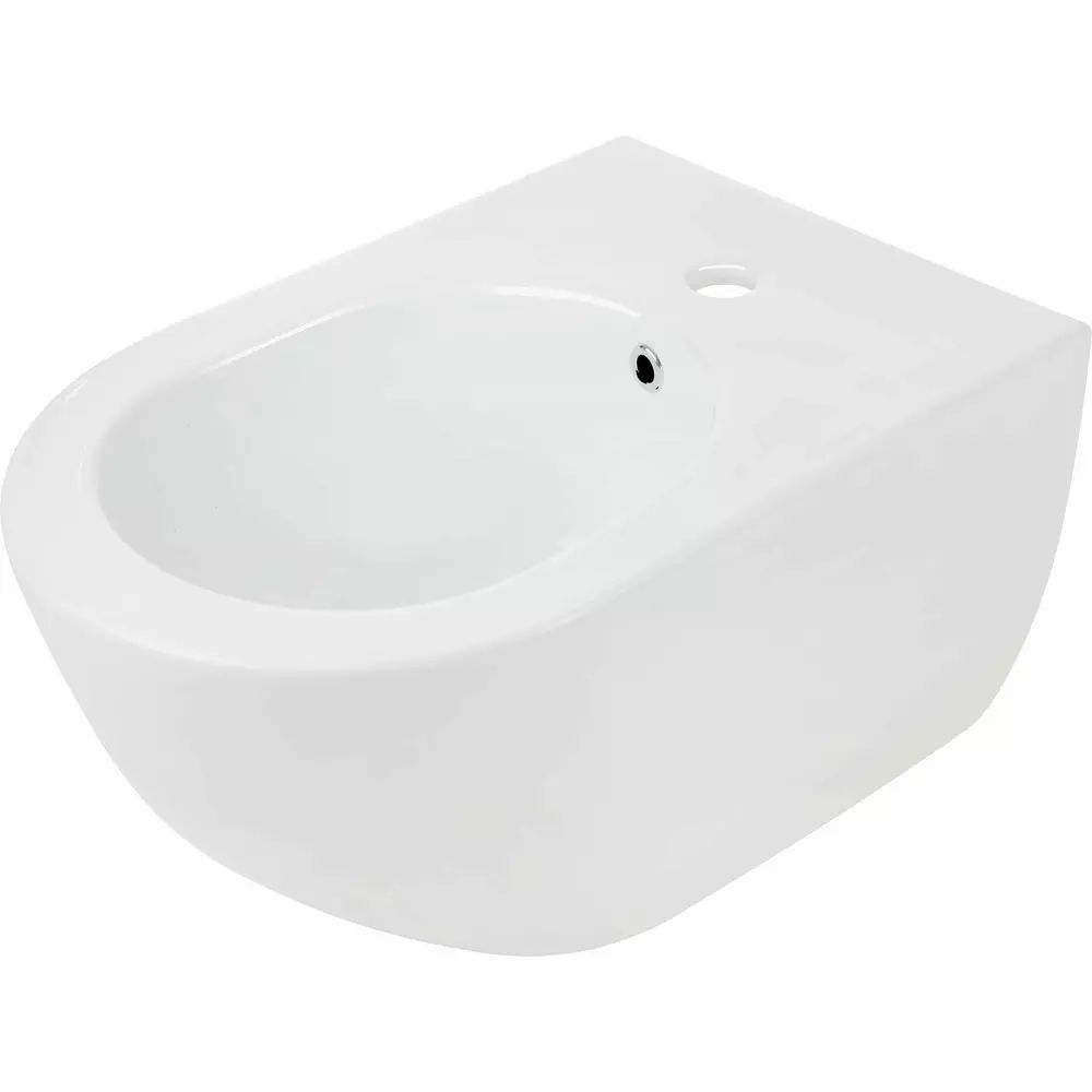 Bideu suspendat Deante Peonia alb 36x51cm