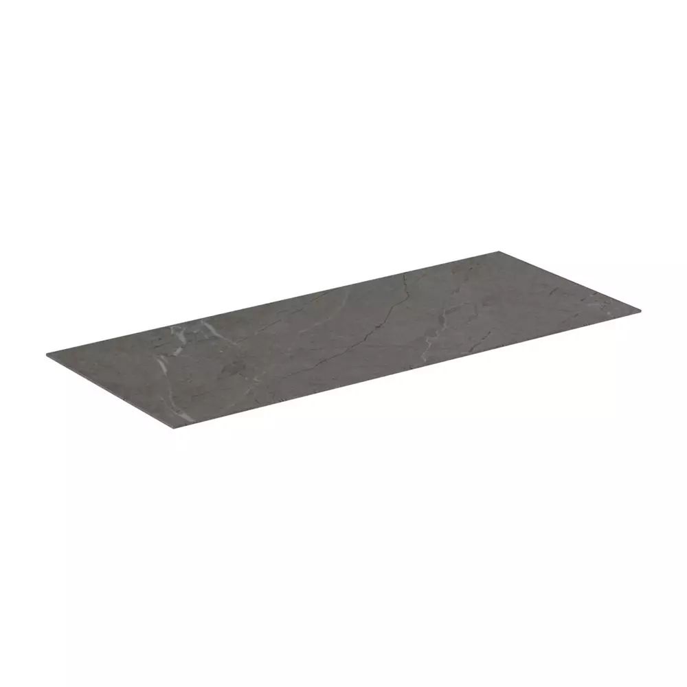 Blat ceramic pentru lavoar Ideal Standard Atelier Conca 120 cm finisaj gri deschis