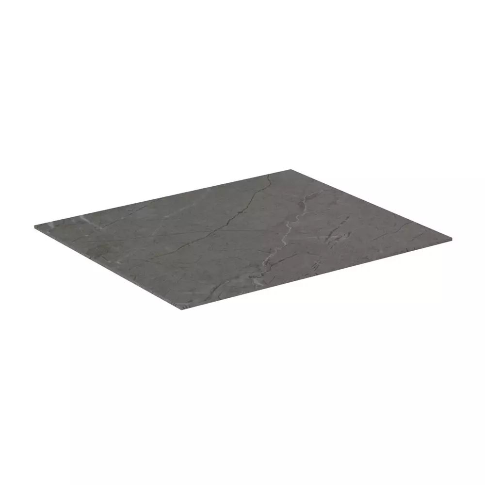 Blat ceramic pentru lavoar Ideal Standard Atelier Conca 60 cm finisaj gri deschis