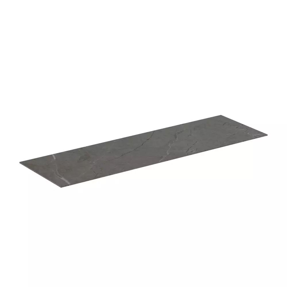 Blat ceramic pentru lavoar Ideal Standard Atelier Conca finisaj gri deschis 120 cm