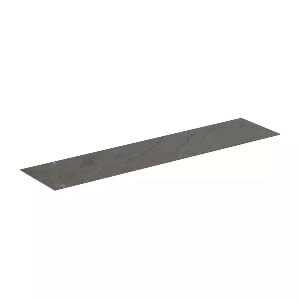 Blat ceramic pentru lavoar Ideal Standard Atelier Conca finisaj gri deschis 160 cm