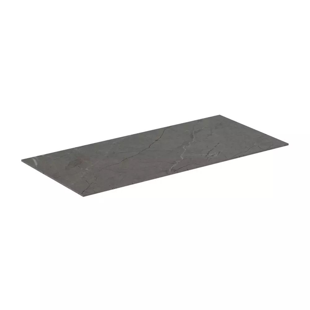 Blat ceramic pentru lavoar Ideal Standard Atelier Conca finisaj gri deschis 80 cm