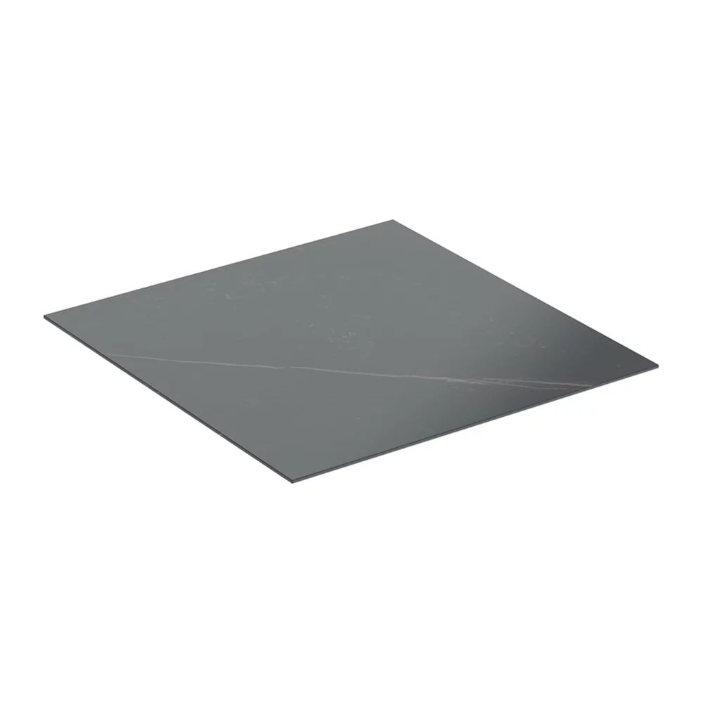 Blat Geberit One pentru mobilier mic si element lateral 45 cm marmura neagra