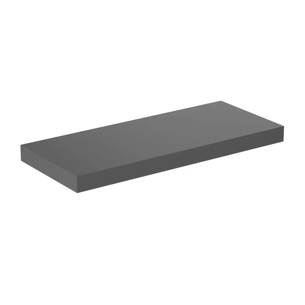 Blat pentru lavoar Ideal Standard Atelier Conca fara decupaj antracit mat 120 cm