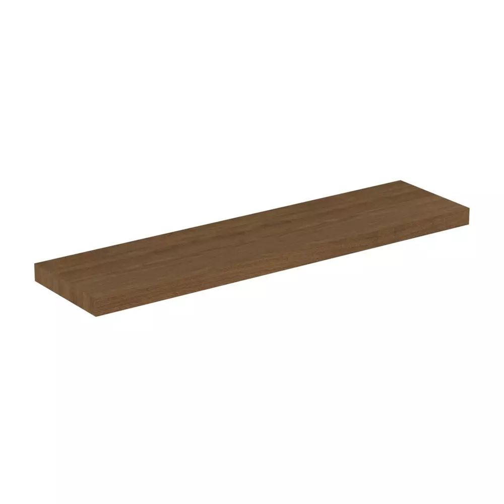Blat pentru lavoar Ideal Standard Atelier Conca fara decupaj finisaj nuc inchis 200 cm