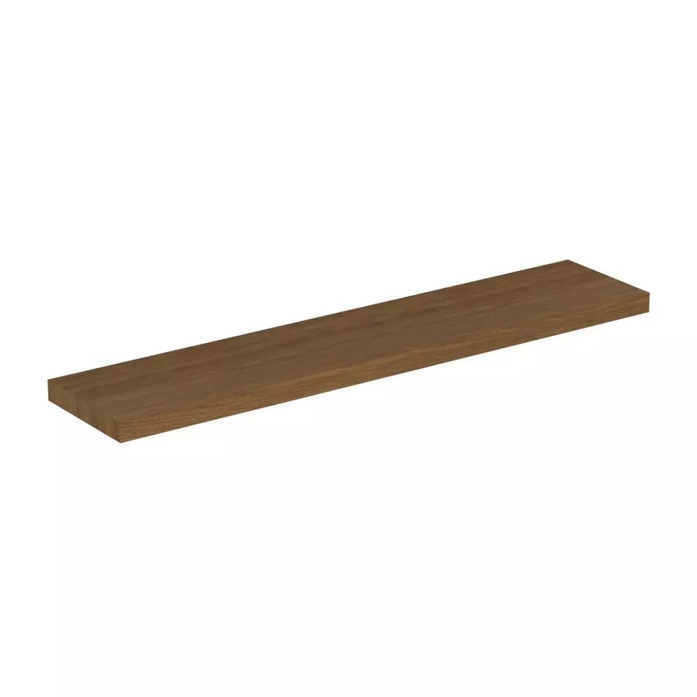 Blat pentru lavoar Ideal Standard Atelier Conca fara decupaj finisaj nuc inchis 240 cm