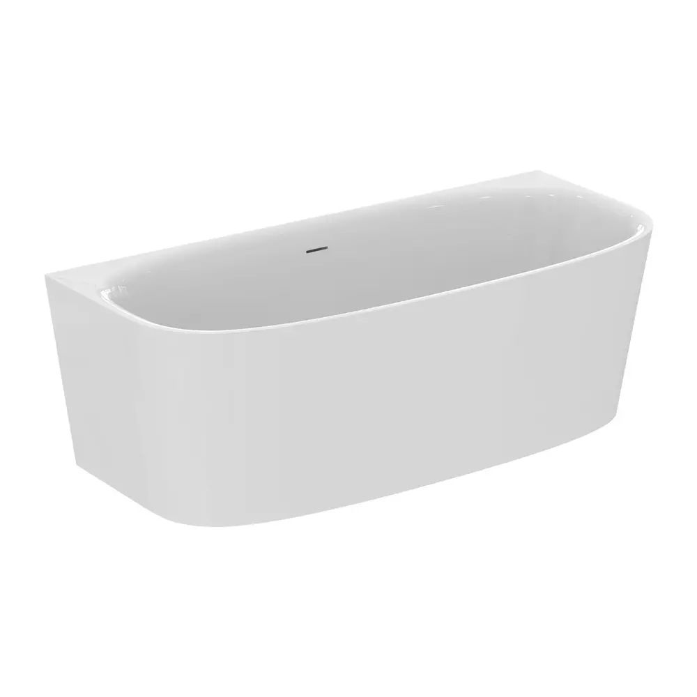 Cada freestanding Ideal Standard Atelier Dea 180x80 cm alb lucios lipita de perete, BTW