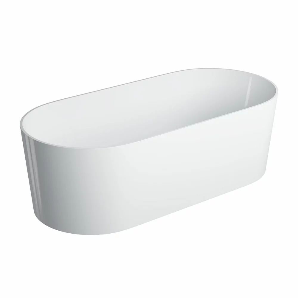 Cada freestanding Omnires Ovo M+ alb 160x75 cm