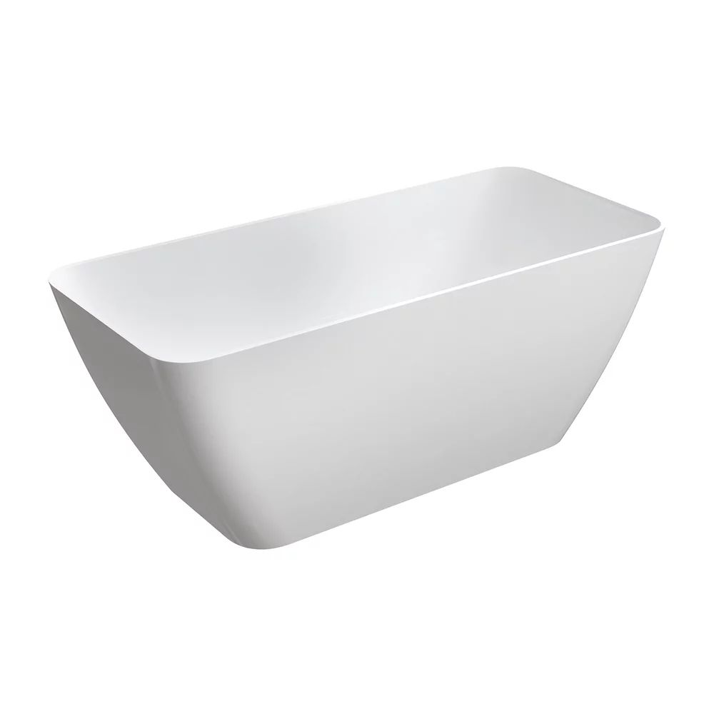 Cada freestanding Omnires Parma M+ alb 159x71 cm