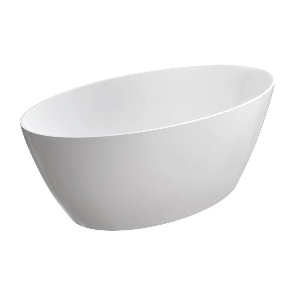 Cada freestanding Omnires Siena M+ alb 161x81 cm