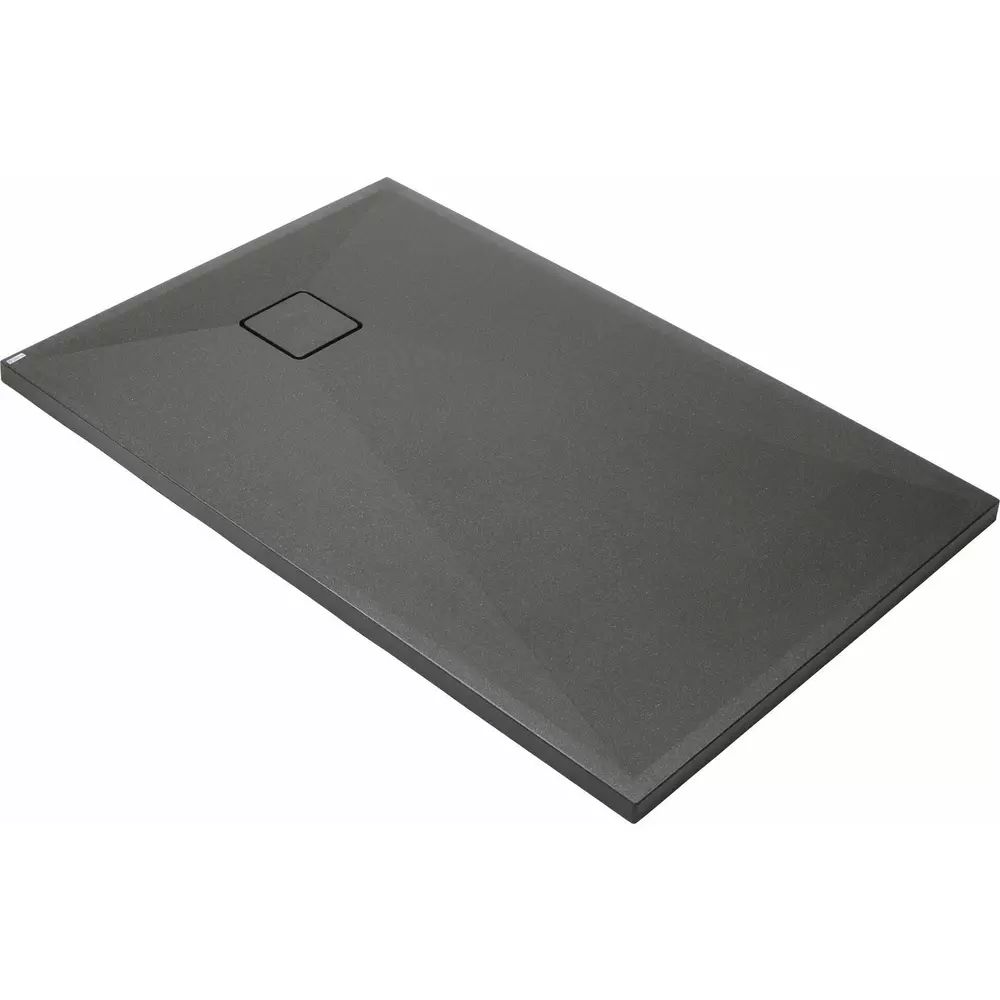 Cadita dus dreptunghiulara Deante Correo antracit metalic 120x80 cm