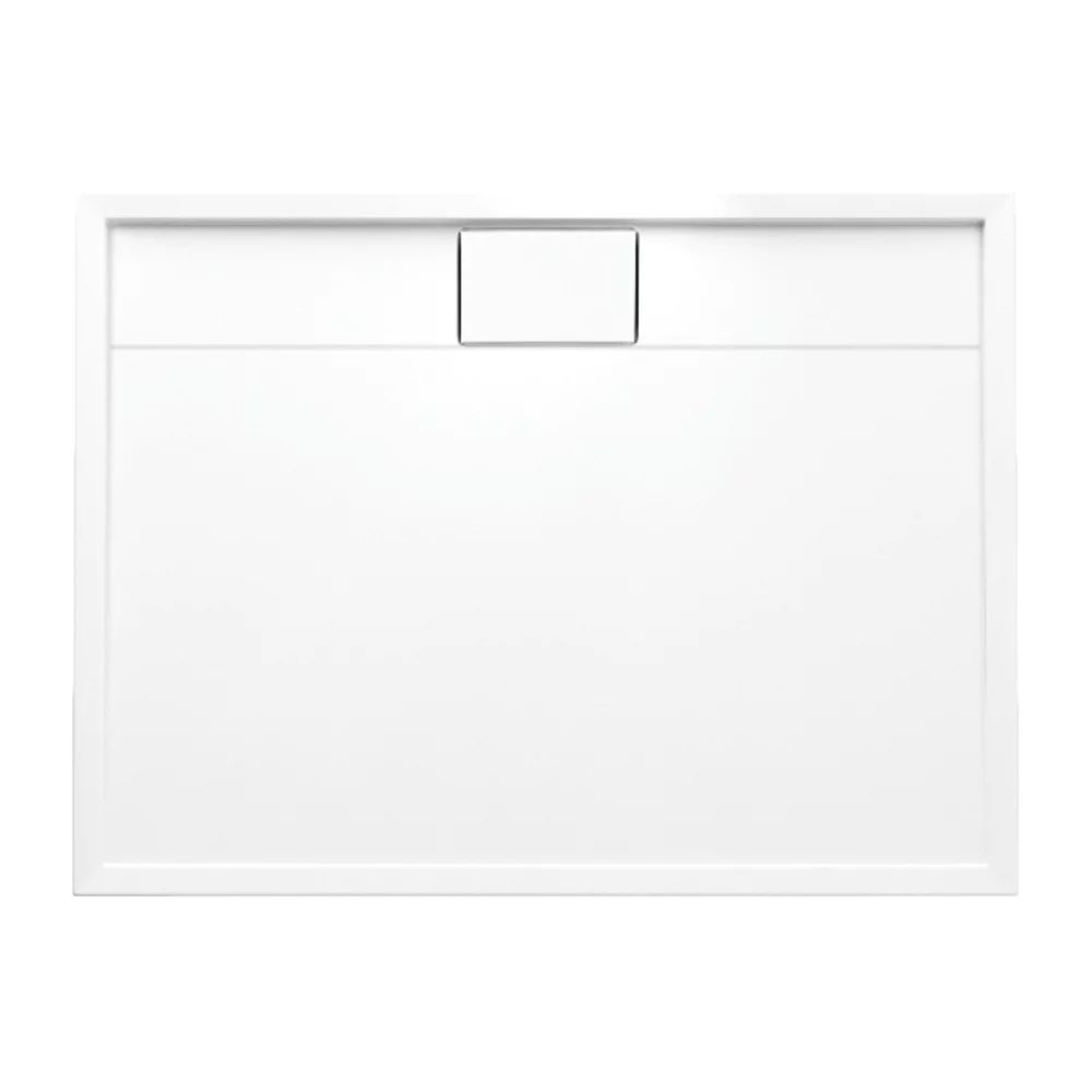 Cadita dus dreptunghiulara Omnires Brooklyn alb 80x100 cm