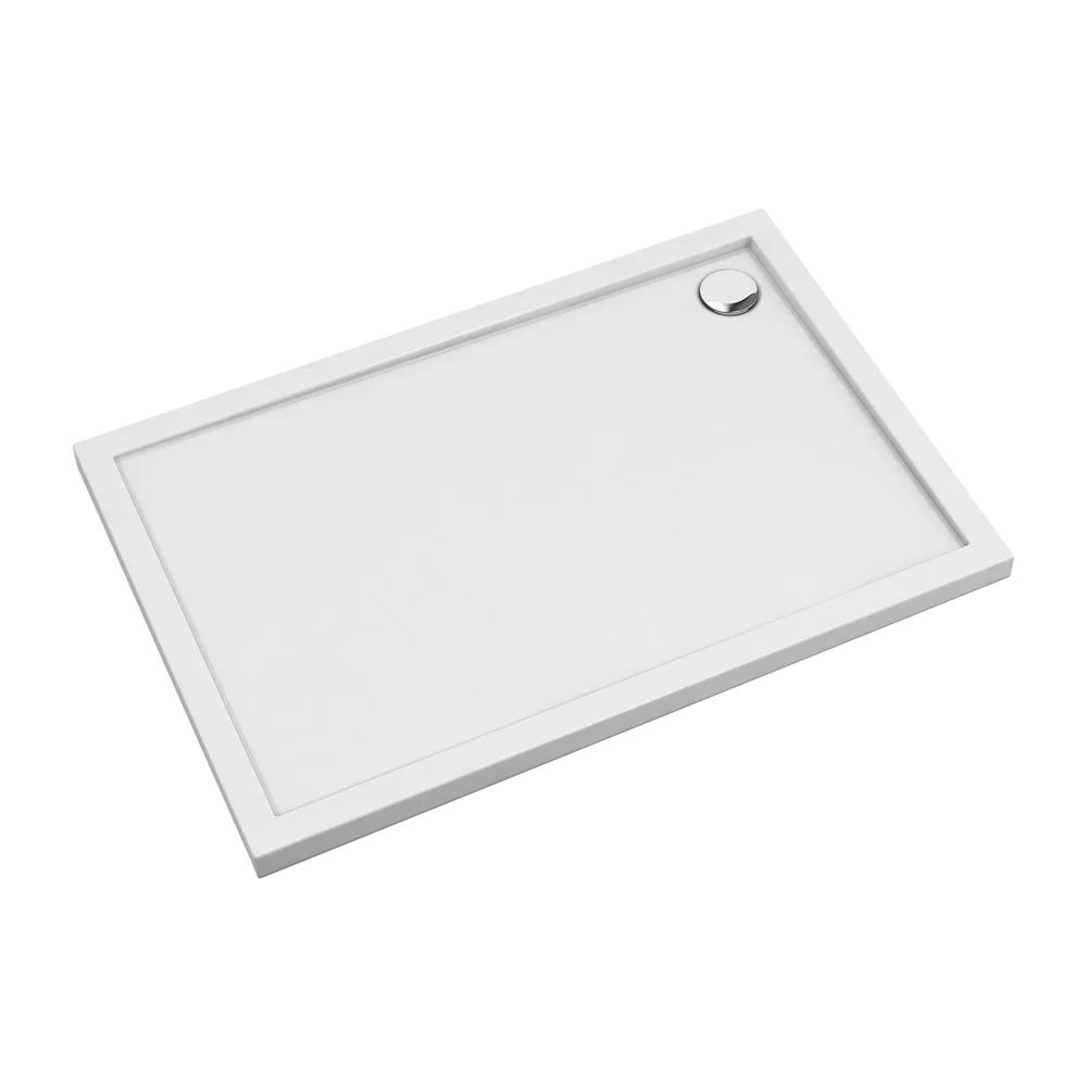 Cadita dus dreptunghiulara Omnires Merton alb 70x120 cm
