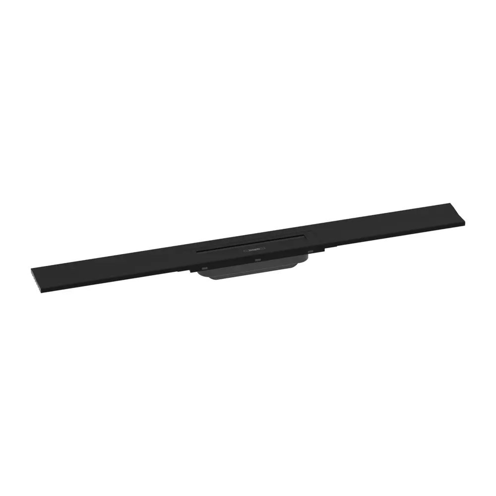 Capac pentru rigola de dus Hansgrohe RainDrain Flex ajustabil 80 cm negru mat