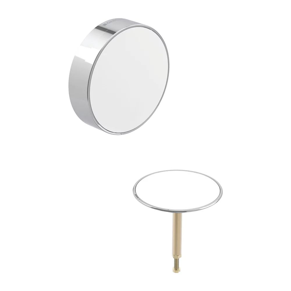 Capac sifon si preaplin Geberit Split d52 alb - crom