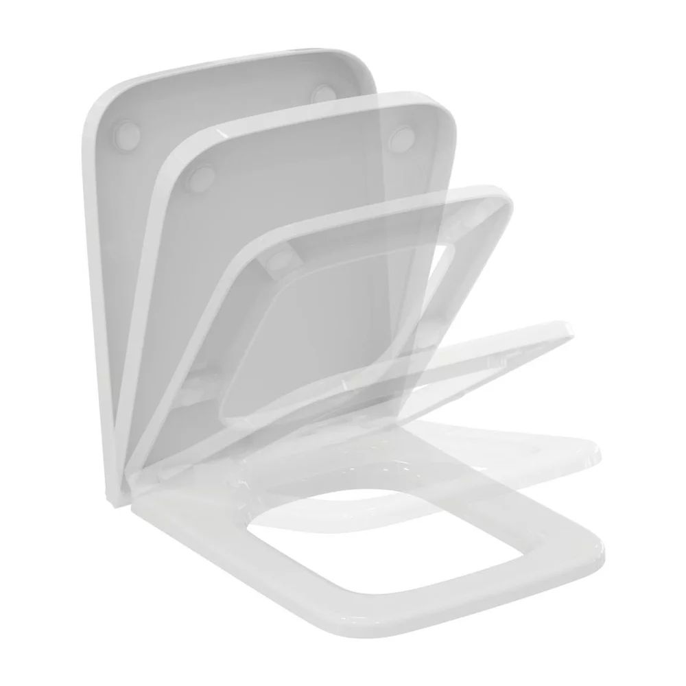 Capac WC Ideal Standard Atelier Blend Cube softclose alb lucios