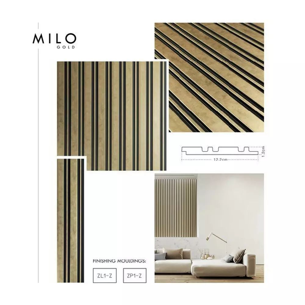 Capat panou riflaj dreapta Lamelio Milo finisaj auriu 2.6x270 cm